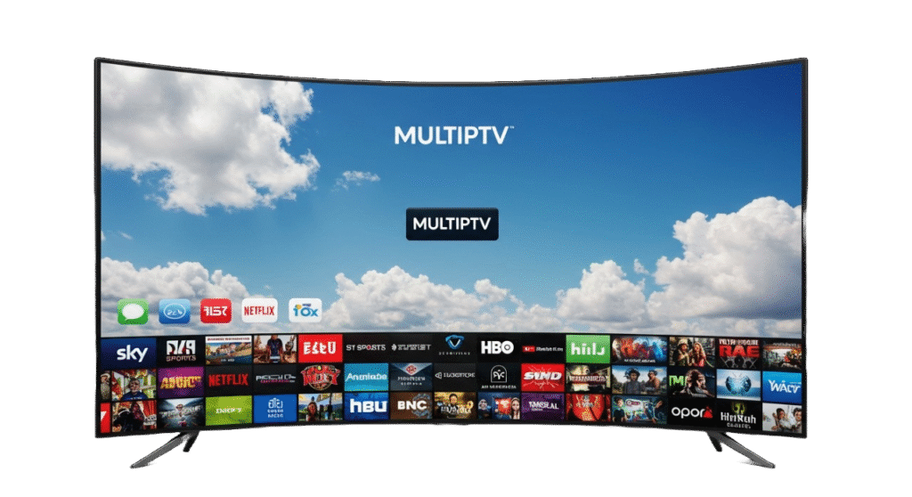 Sky IPTV streaming service on smart TV