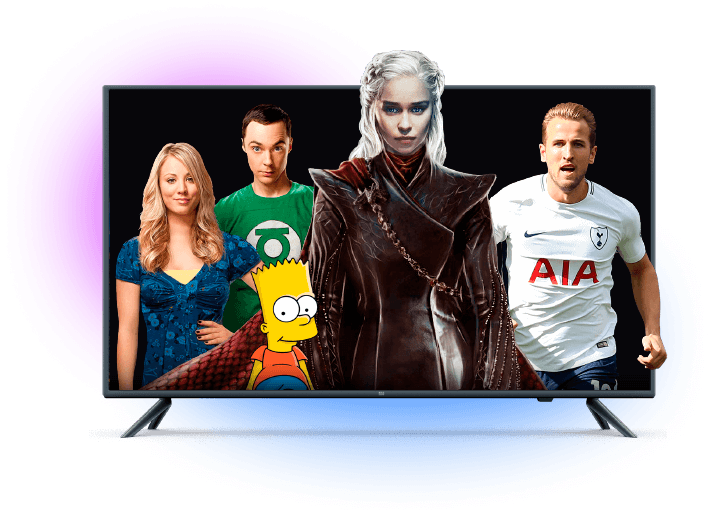 Sky IPTV streaming service on smart TV
